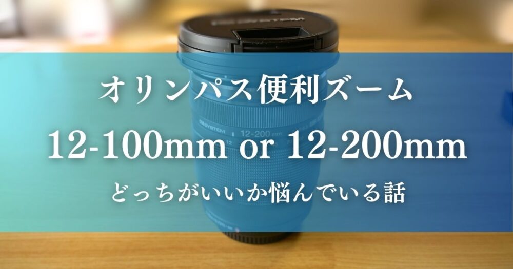 オリンパス便利ズーム12-100mm12-200mm