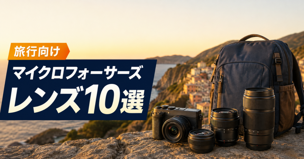 旅行向けマイクロフォーサーズレンズ10選
